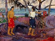 Paul Gauguin Under the Pandanus II oil painting on canvas